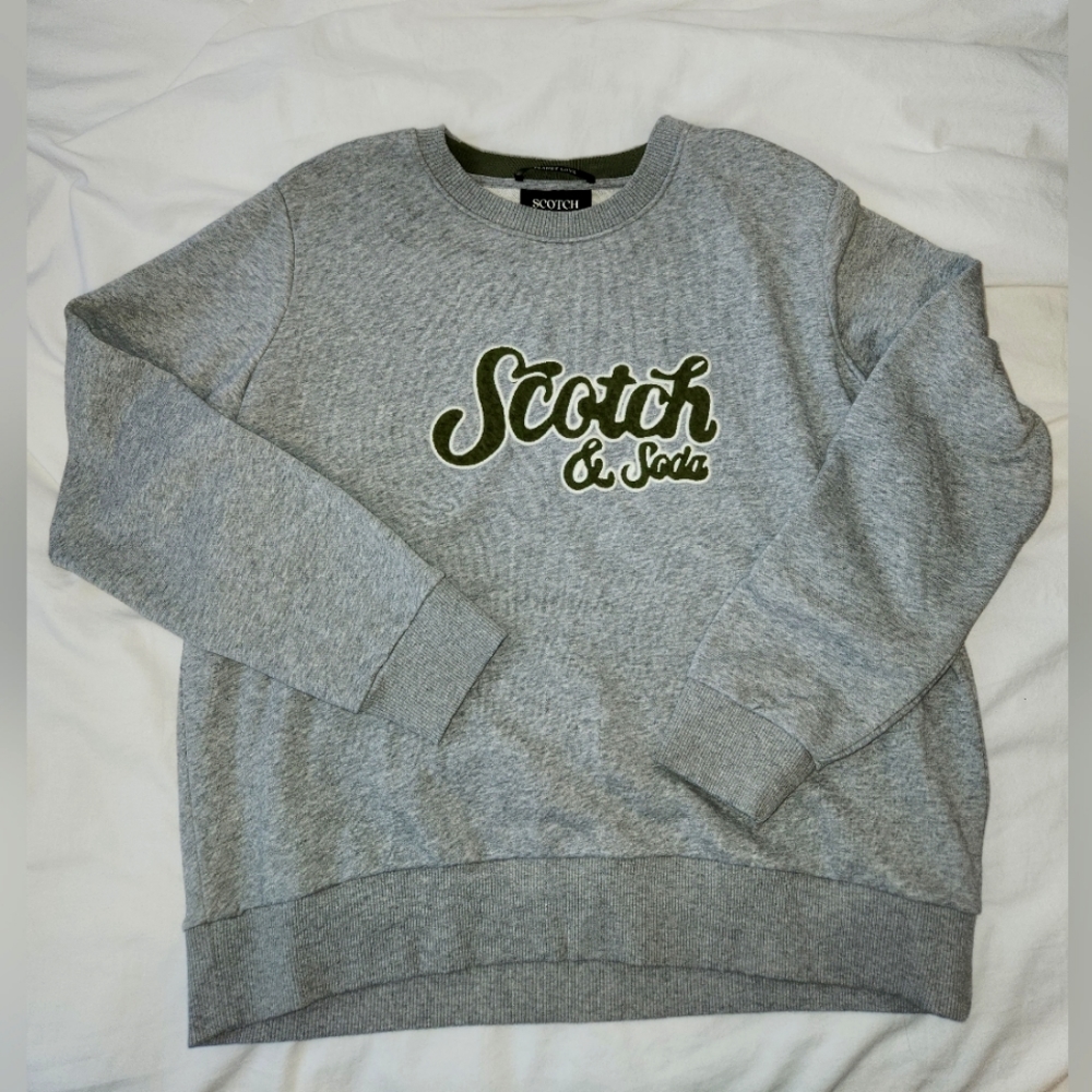 Scotch & Soda Crew Neck Sweatshirt Pullover Woman's Size XL